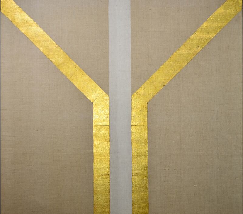 Patrick Scott’s Gold Painting will be auctioned at de Veres’ online sale, €10,000-€15,000