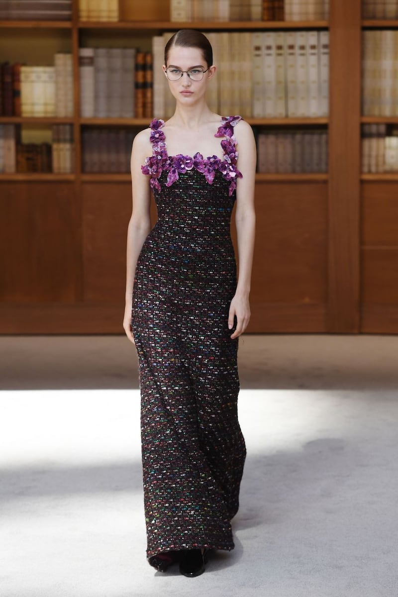 Paris Fashion Week: a Chanel design. Photograph: Christophe Archambault/AFP/Getty