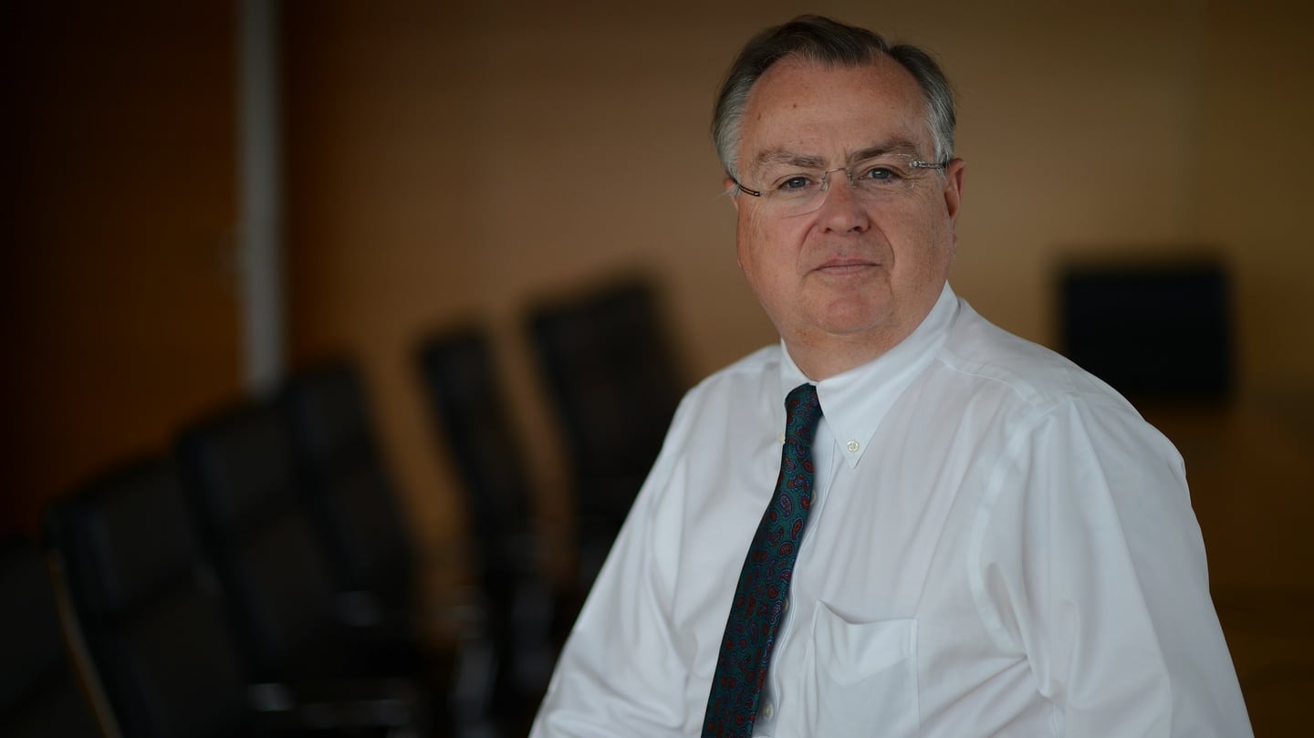 Former group chief executive of IBRC Mike Aynsley. Photograph: Cyril Byrne