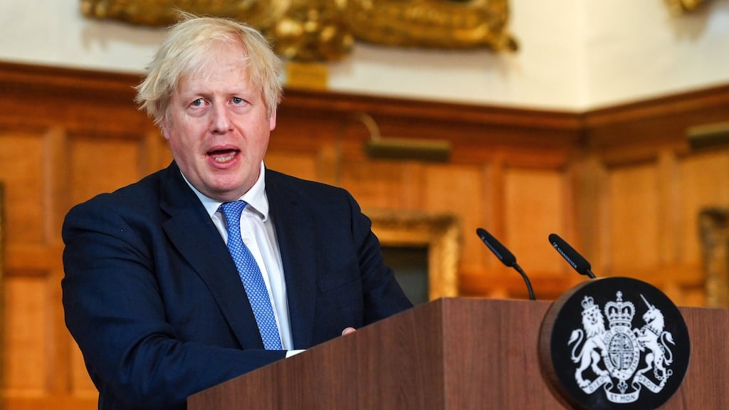 Wave Trauma Centre has accused British prime minister Boris Johnson of ditching the Stormont House Agreement – a cross-party deal on how the legacy of the Troubles should be dealt with – in favour of plans for ‘perverting the criminal justice system’. Photograph: Andy Rain/EPA/Bloomberg