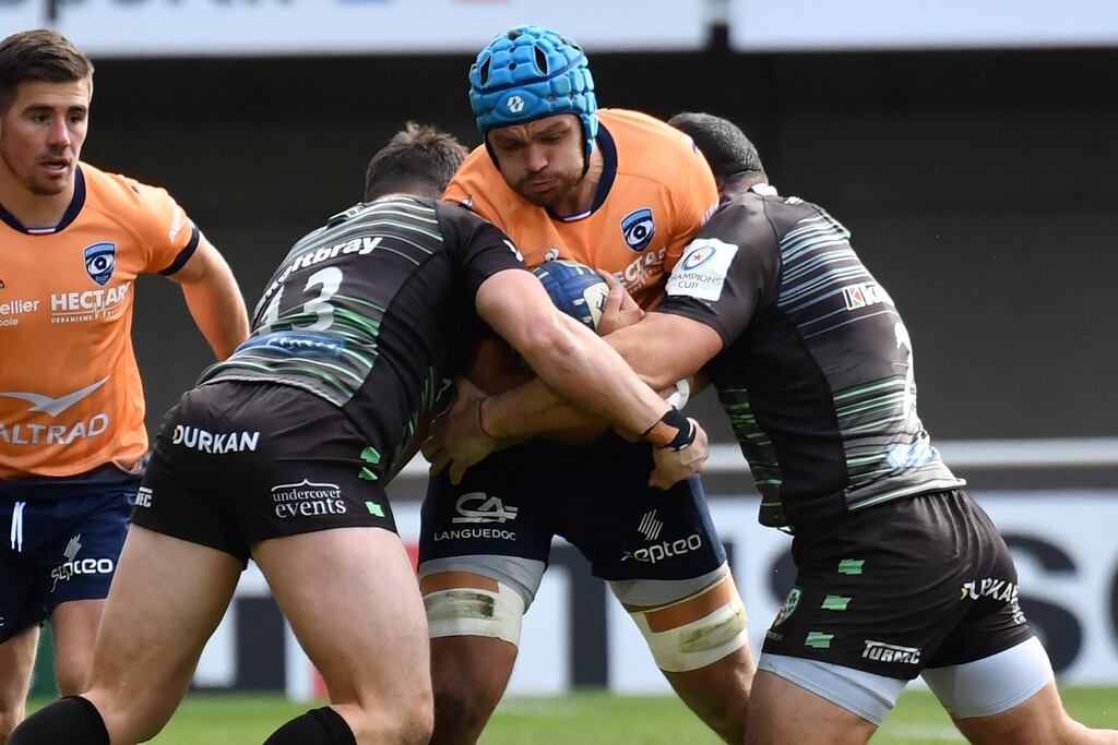 Rugby's tackle height will be lowered across the professional game. Photograph: Sylvain Thomas/AFP via Getty Images