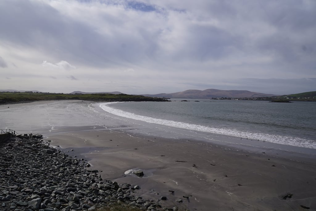 White Strand beach, Cahersiveen, Co Kerry, where the body of 'Baby John' was found with multiple stab wounds in April 1984. Photograph: Brian Lawless/PA Wire