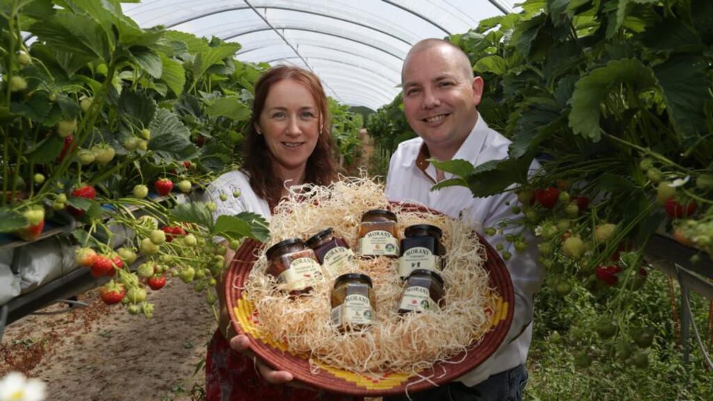 Kieron and Claire Moran of Moran’s Homestore, who make jams and preserves, are among the 30 small food businesses progressing to the advanced level of Food Academy
