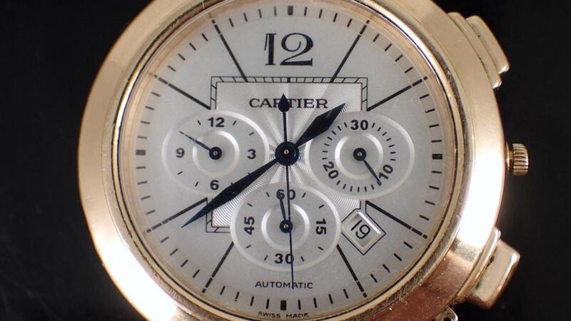 Pasha de Cartier gent’s watch: made €19,000 at John Weldon