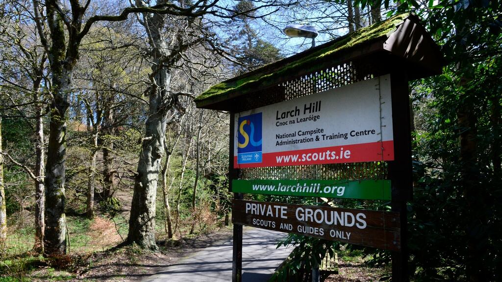 Hundreds of past child-protection case files are held at Scouting Ireland’s national office in Larch Hill, Tibradden, south county Dublin. Photograph: Cyril Byrne