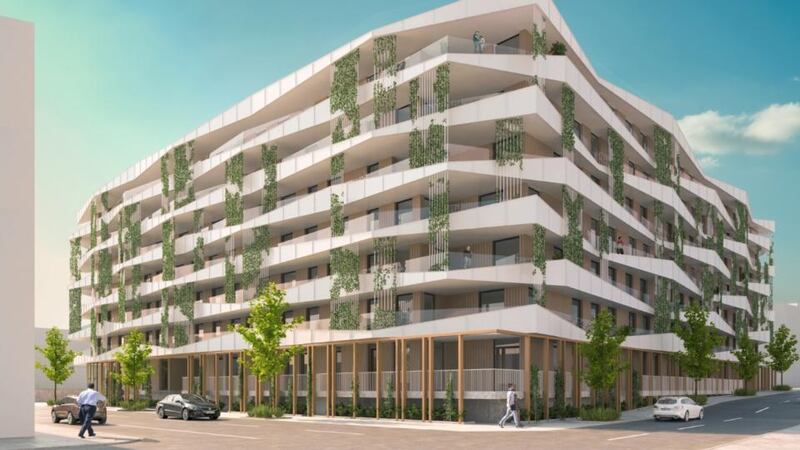 The site at Spencer Dock will have a 169-bed hotel and two office buildings