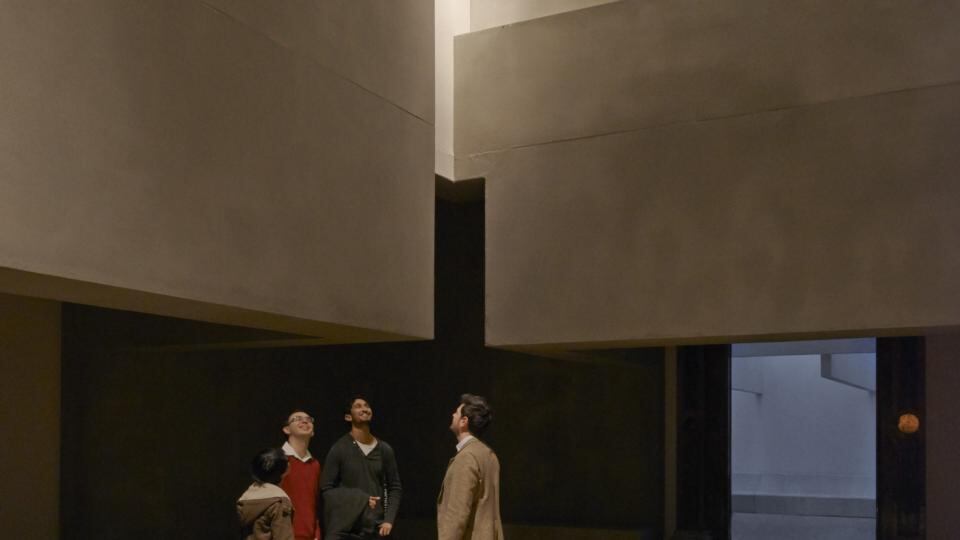The installation at ‘Sensing Spaces’ by Grafton Architects