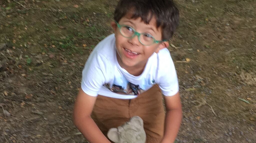 Georgie (6), who’ll cross that road when he comes to it