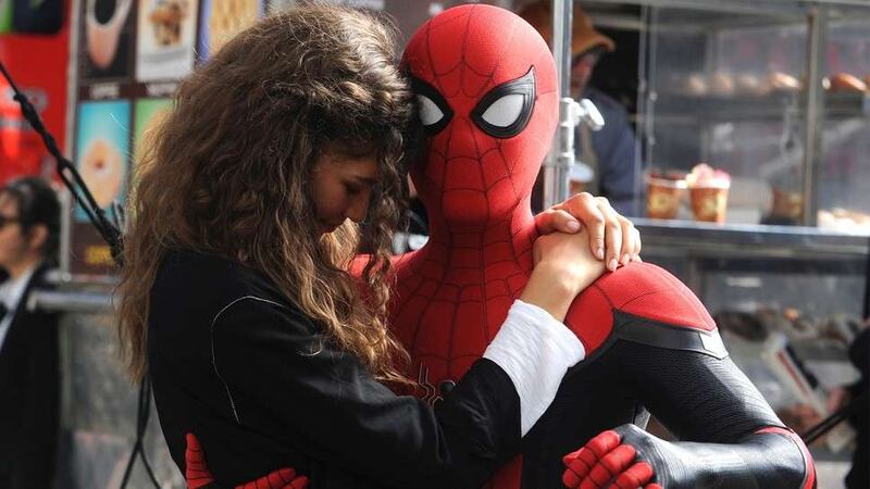 Zendaya and Tom Holland in Spider-Man: Far From Home (2019)