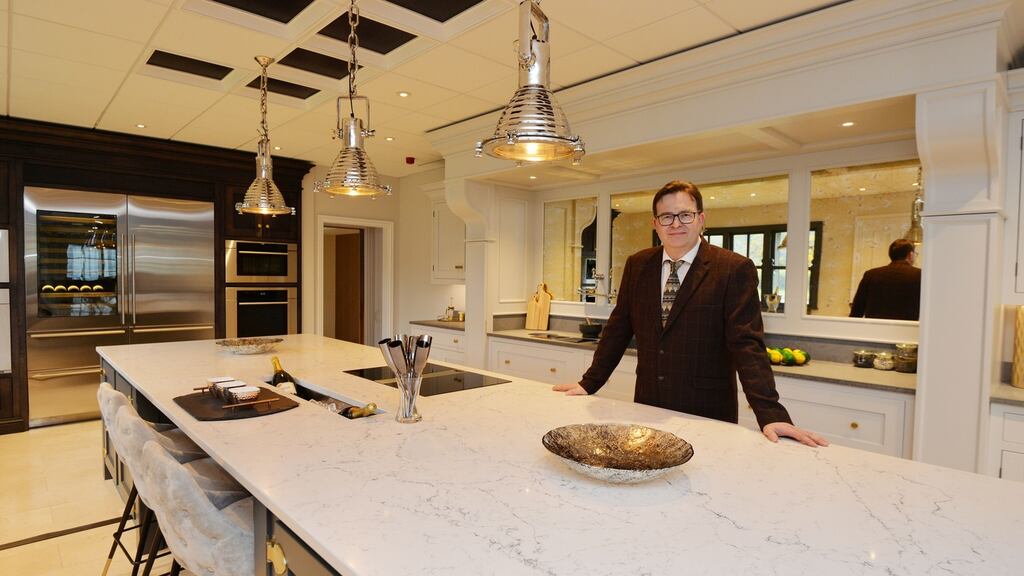 Andrew Ryan Traditional and Modern Furniture managing director Dominic Ryan at his showroom near Gorey. Photograph: Alan Betson