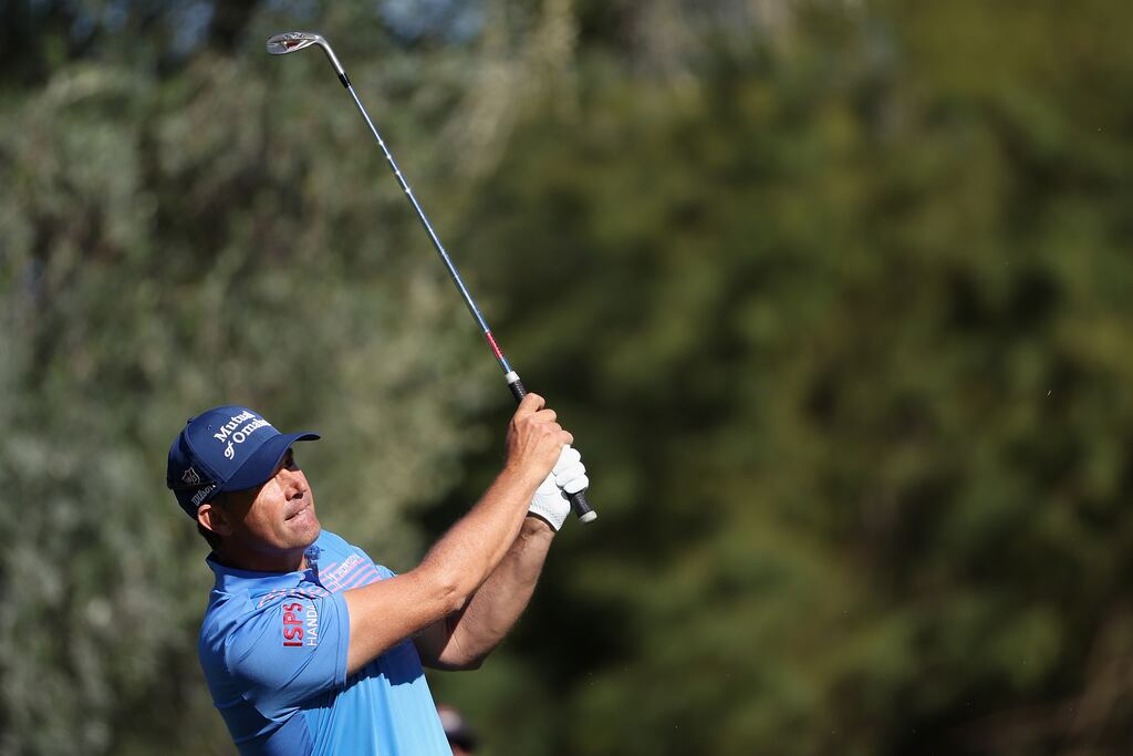Padraig Harrington during the final round of the Charles Schwab Cup Championship at Phoenix Country Club on Sunday. Photograph: Christian Petersen/Getty Images