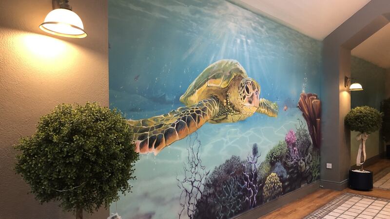 Indoor mural by Fran Halpin