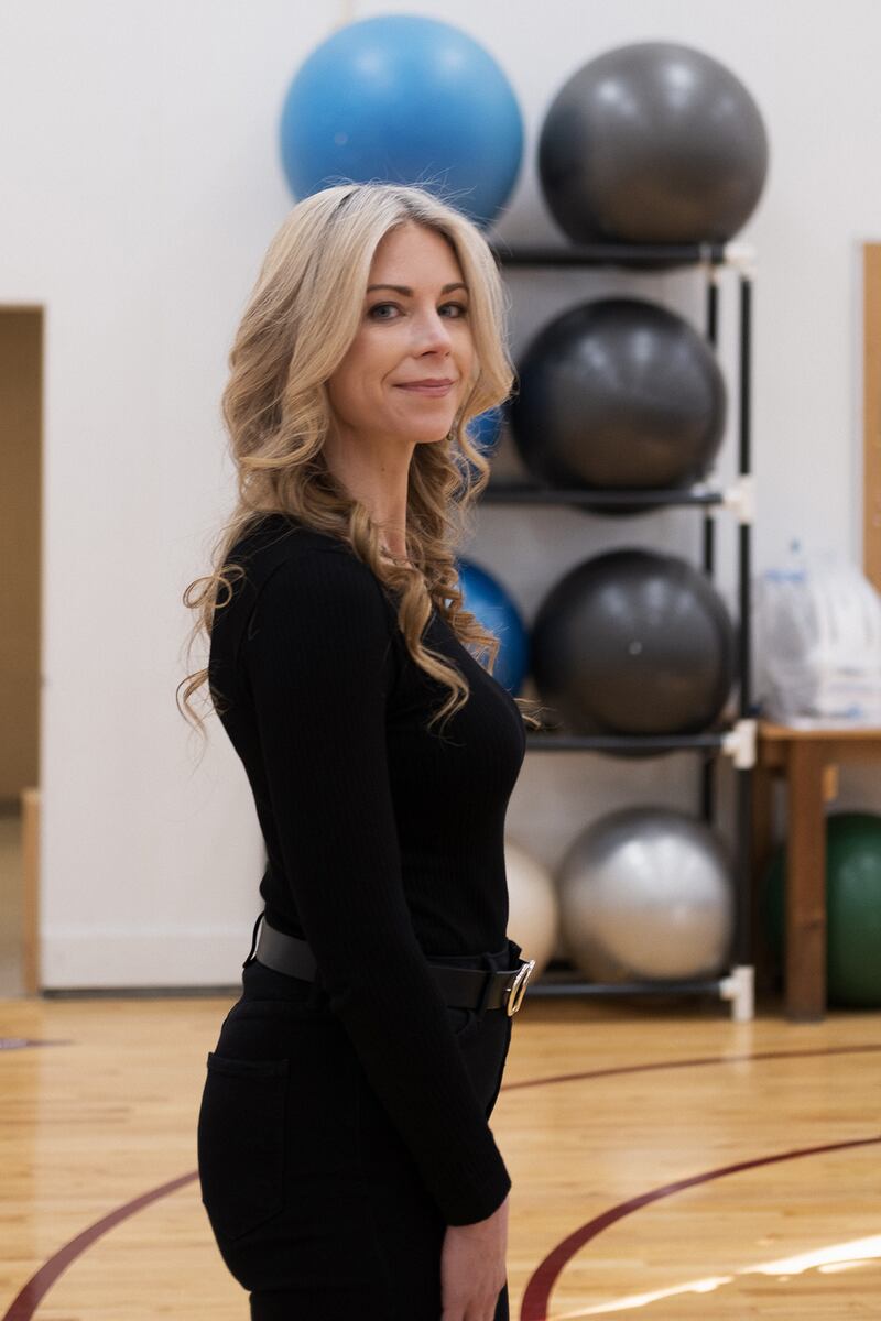 Jennifer Heisz, the director of the NeuroFit Lab at McMaster University, at the school in Hamilton, Ontario, Canada. March 12, 2022. In her new book, Heisz blends personal experience and the latest science about how exercise can improve your mental well-being. (Narisa Ladak/The New York Times)