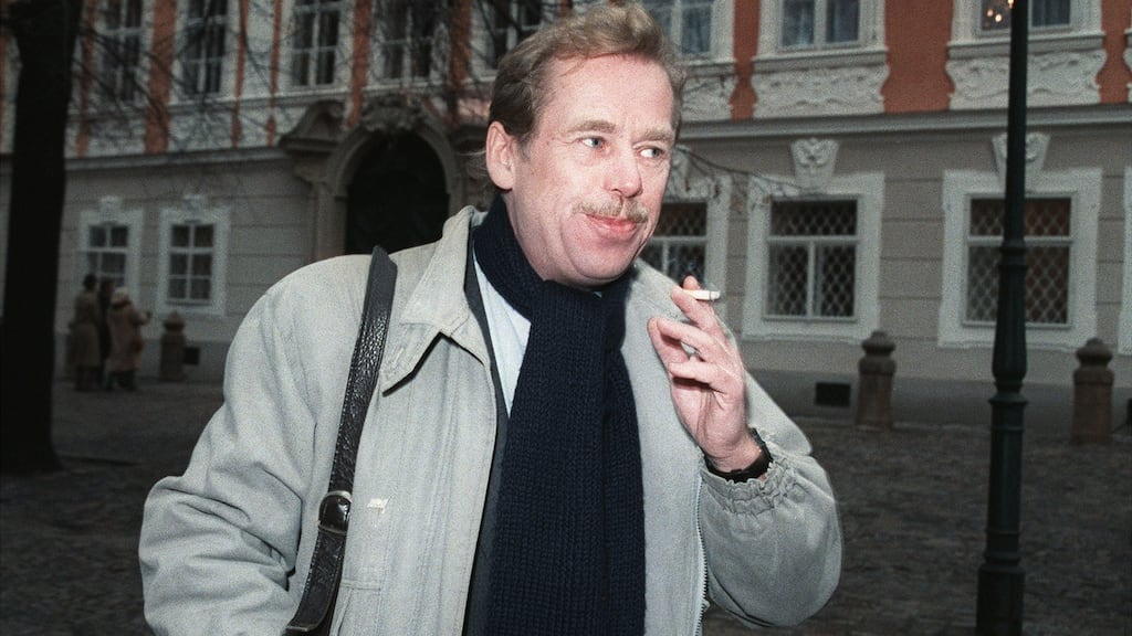 Vaclav Havel: for the Czech dissident and other citizens of a dictatorship that created (dis)information, the truth was a slippery concept, liable to elite manipulation. Photograph: Daniel Janin/AFP/Getty Images