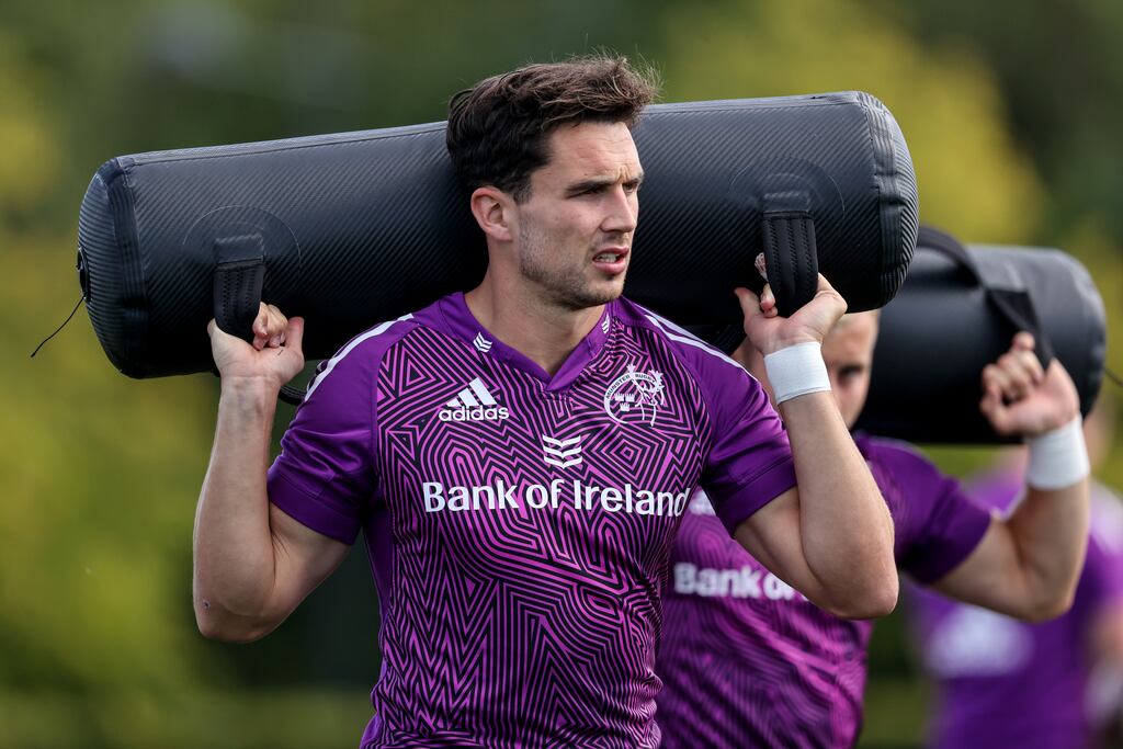 Joey Carbery makes his first start at 15 for Munster since joining the province. Photograph: Ben Brady/Inpho