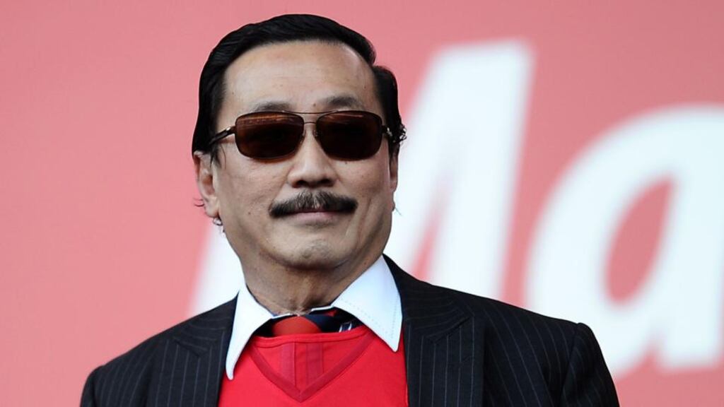 Cardiff City’s owner Vincent Tan. Photograph: Adam Davy/PA Wire
