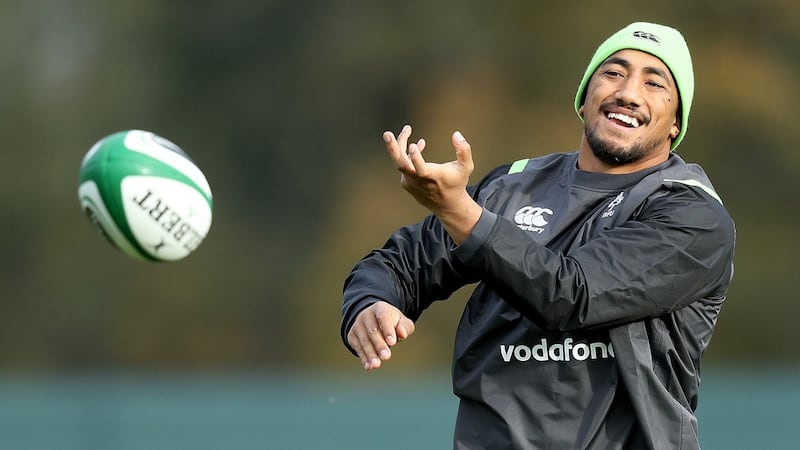 The narrative around Bundee Aki’s selection was incredibly unfair. Plain wrong in many instances. He had to move over here, to bring or initially leave his family behind. He’s a professional. Photograph: Oisín Keniry/Inpho