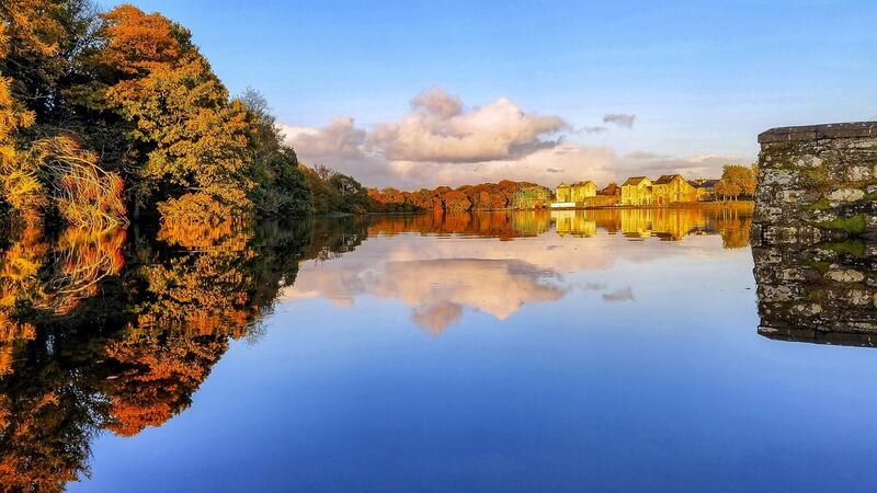 The townhouse in The Mall, Ramelton, has lovely  water views.
