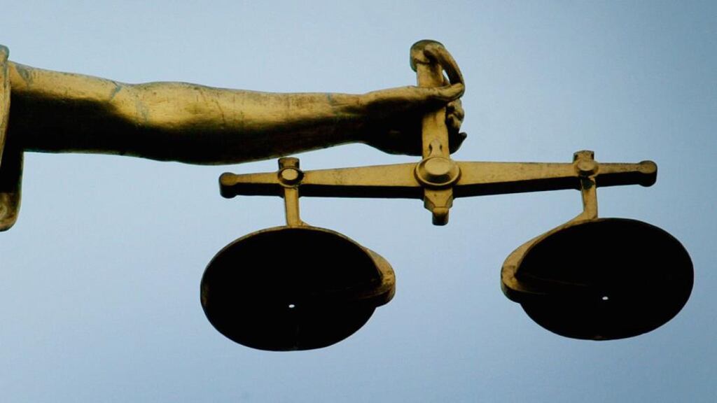 Benjamin Stanley told the High Court he had attended a dancing event at the Castle Arms Hotel and was walking through the hotel foyer when his leg went from under him