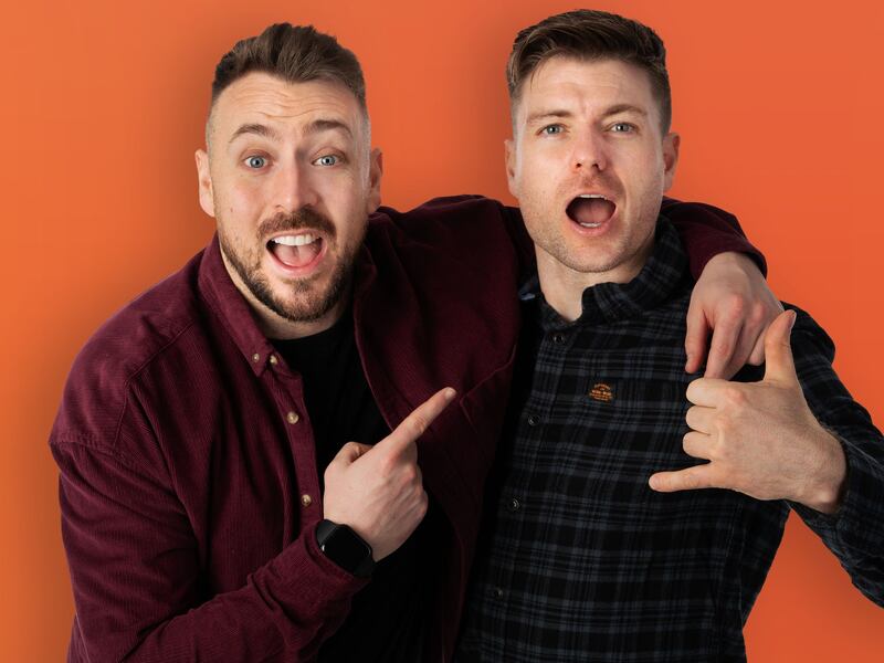 Johnny “Smacks” McMahon and Johnny “B” O’Brien. Photograph: RTÉ