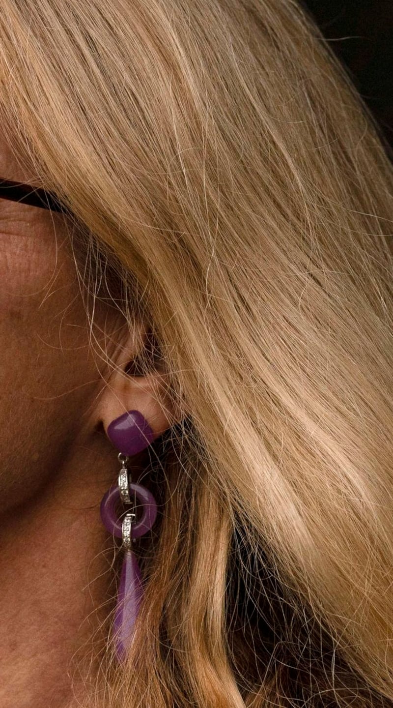 Patrisha McLean at a Finding Our Voices event in Maine in October 2019. Photograph: Sarah Rice/New York Times