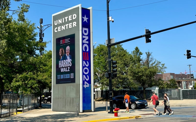 The 2024 Democratic National Convention will be held in Chicago from August 19th-22nd. Photograph: Daniel Slim/AFP via Getty Images