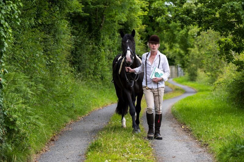 Animal magic: James Brown likes his visitors to take some time with the horses. Photograph: Andrew Downes/xposure
