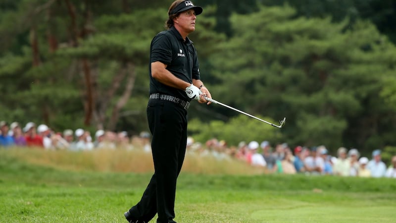 Phil Mickelson finished runner-up in the 2013 US Open at Merrion. Photograph: Andrew Redington/Getty