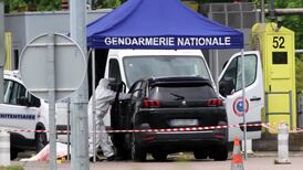 Huge manhunt launched in France after gunmen kill two guards and free inmate from prison van