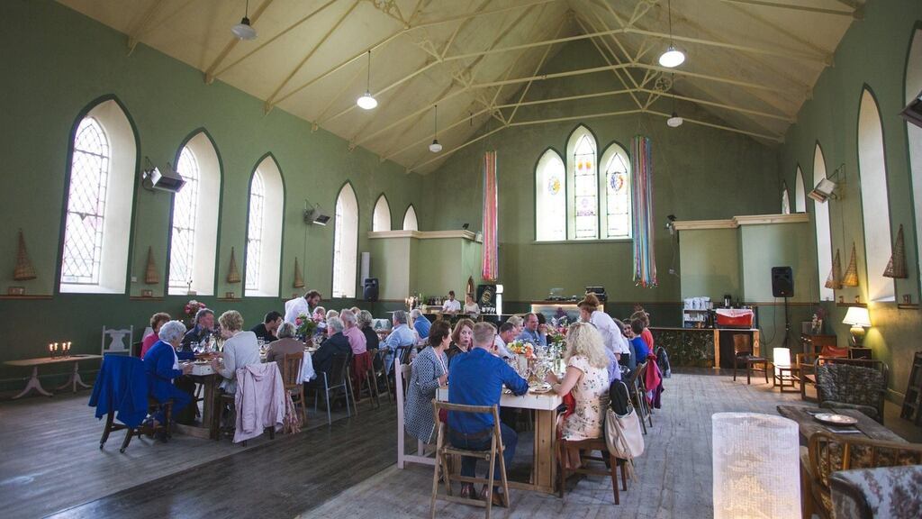 The Black Sheep Cafe  at the Garrison Church,  the former Kickham Barracks in Clonmel. Photograph:  Bríd O’Donovan