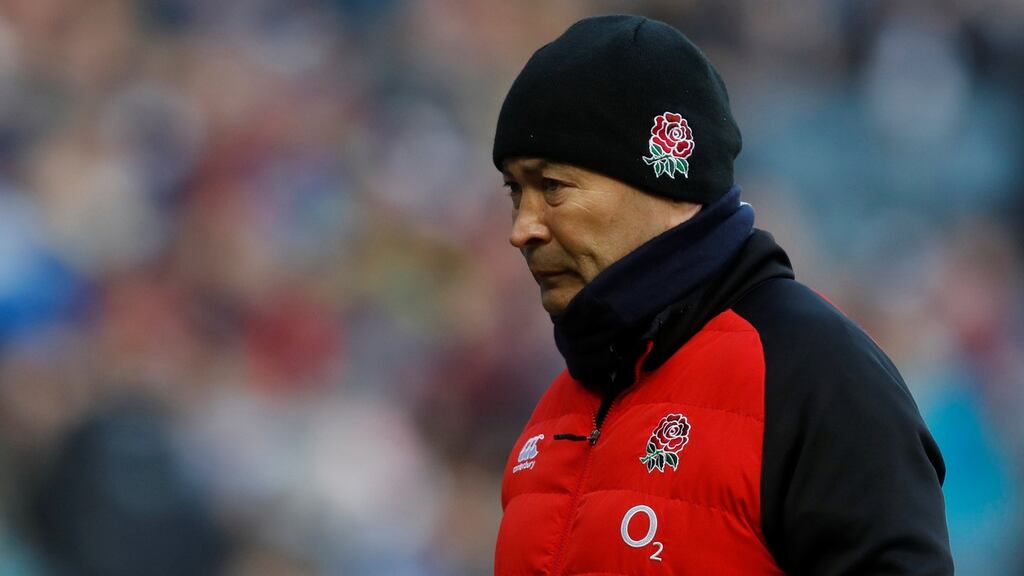 Eddie Jones is braced for a ‘slogathon’ at the Stade de France. Photograph: Russell Cheyne/Reuters