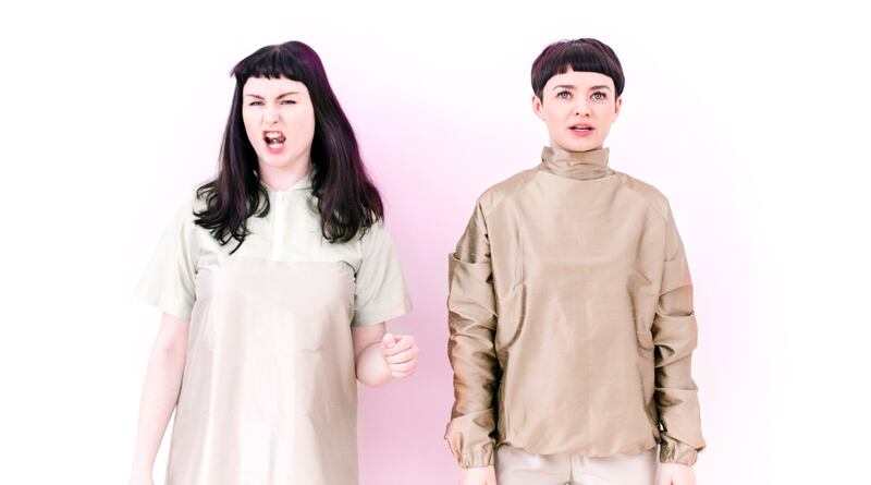 Them bones: Aoife McCann and Ellie McMahon from AE MAC