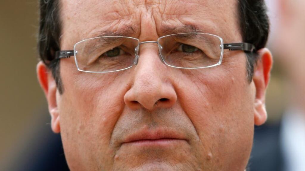 French president Francois Hollande will use next week’s G8 summit in Co Fermanagh to ask Russian president Vladimir Putin to pressurise Syria to take part in peace talks. Photograph: Charles Platiau/Reuters