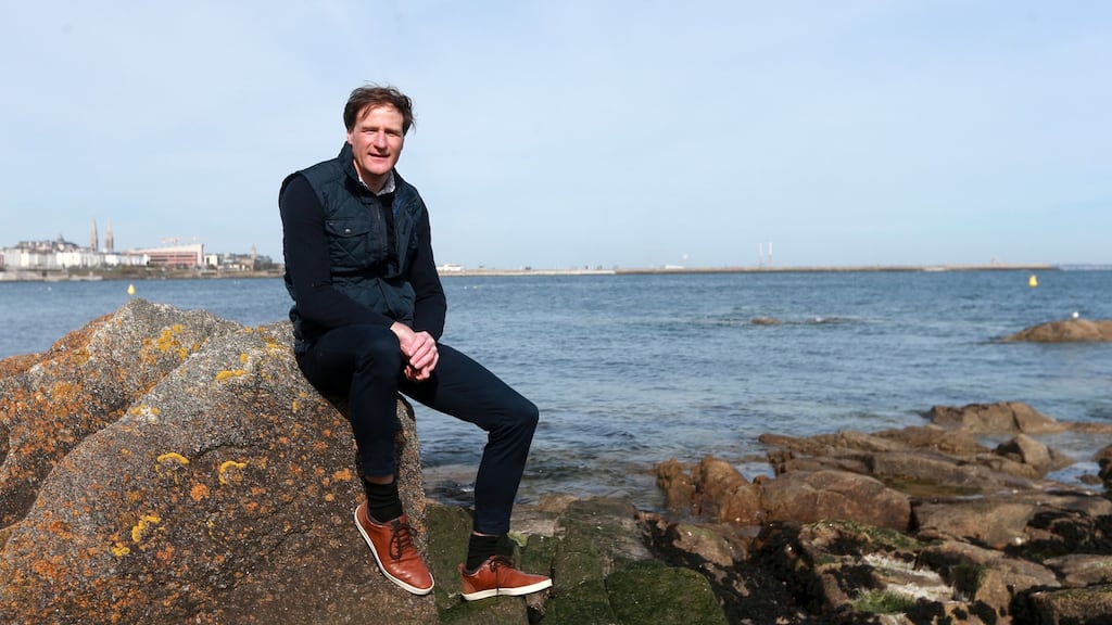 Gerry Hussey  at Sandycove in Co Dublin. Gerry has written a self-help spiritual book called Awaken The Power Within. Photograph: Laura Hutton