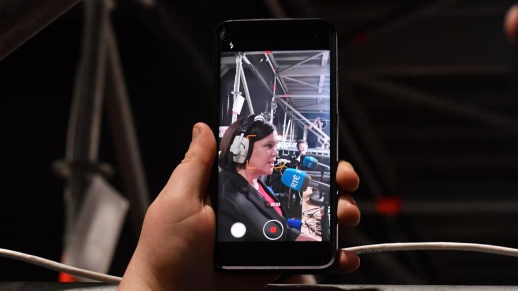 Sinn Féin was the most talked-about political party on Twitter and Mary Lou McDonald the most talked-about leader. Photograph: Ben Stansall/AFP via Getty Images