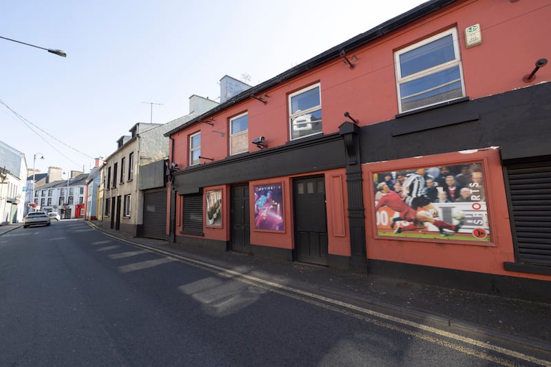 A derelict building in Ballybofey. Most vacant commercial premises in the town are not on the main street, says Martin McGowan. Photograph: Joe Dunne