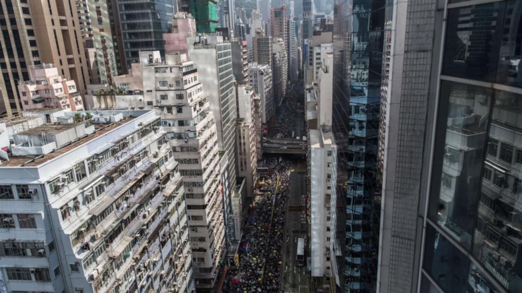 The plan was the brainchild of a lecturer at Reading University, Christy Davies, who warned that when Britain handed back Hong Kong to China in 1997, there would be no future for its 5.5 million inhabitants.