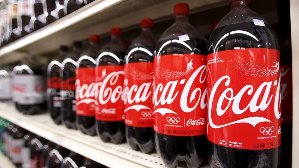 Coca-Cola: results out on Tuesday. Photograph: REUTERS/Lucas Jackson