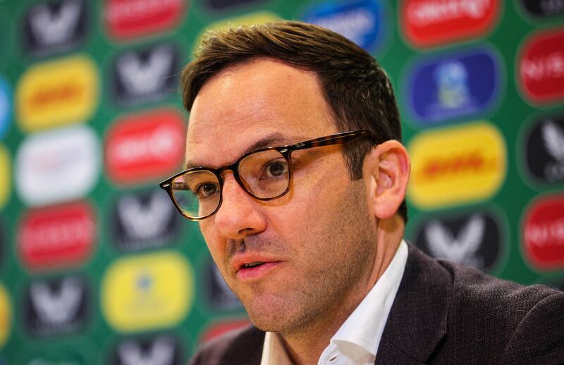 FAI Director of Football Marc Canham. Photograph: Ryan Byrne/Inpho