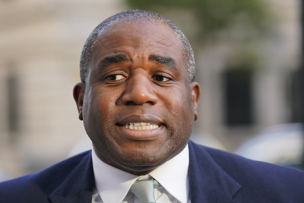 Britain's foreign secretary David Lammy once called Donald Trump a 'tyrant in a toupee'. Photograph: Jonathan Brady/PA Wire