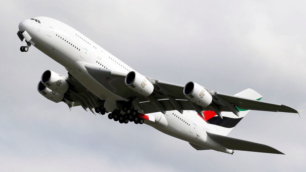 An Airbus A380: firm plans to increase production at its Tianjin final assembly line.