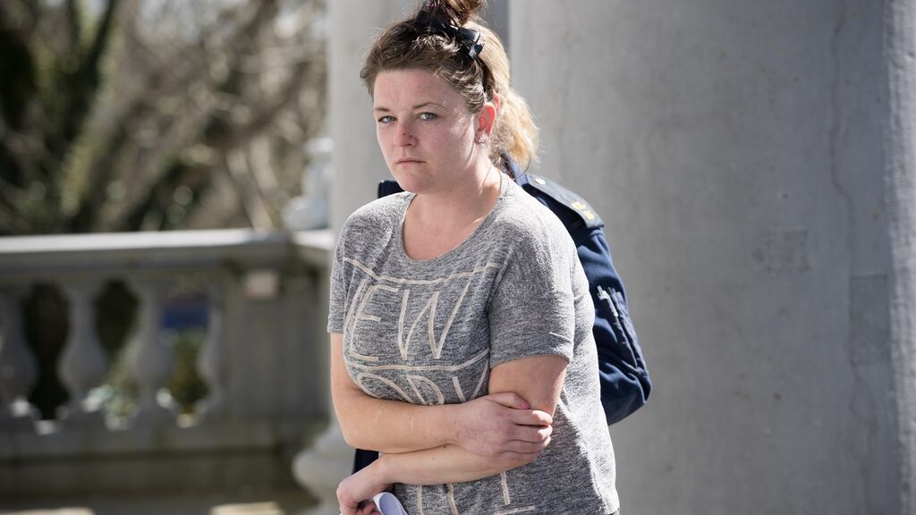 Rebecca Blunnie at Ennis Court on Wednesday.