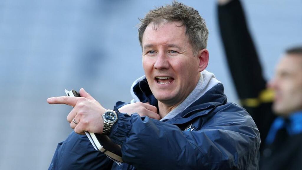 Dublin manager Jim Gavin. “You know for the full 70 minutes we were very inconsistent, obviously being that amount of points down. That’s something which we’re still searching for from the National League.” Photo:Cathal Noonan/Inpho