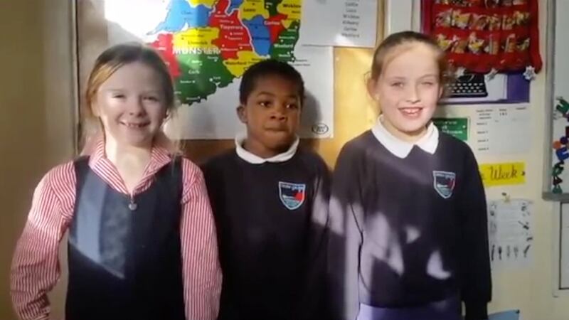 Participants from An Taisce’s Green Schools environmental education programme.