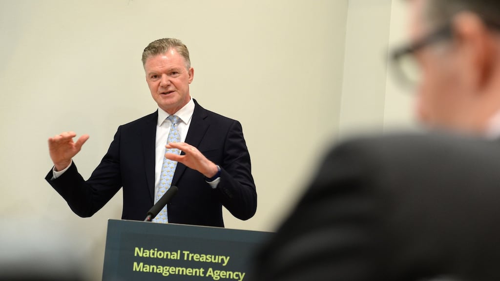 Conor O’Kelly, chief executive, the National Treasury Management Agency .