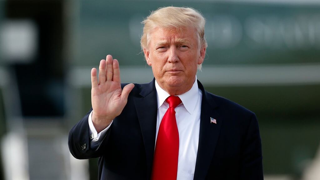 US President Donald Trump set his sights on Ireland’s corporate tax rate.