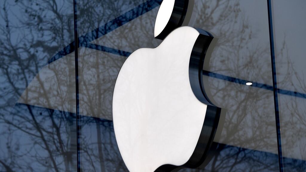 The Apple logo on display at a company store in Brussels. The EU general court ruling is a big blow for the European Commission. Photograph: Emmanuel Dunand/AFP