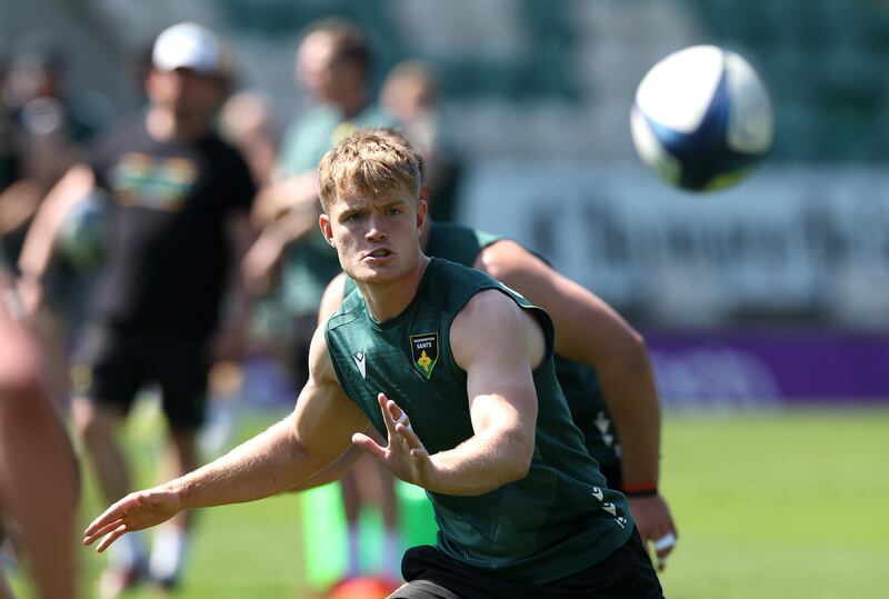 Fin Smith in training. Photograph: David Rogers/Getty