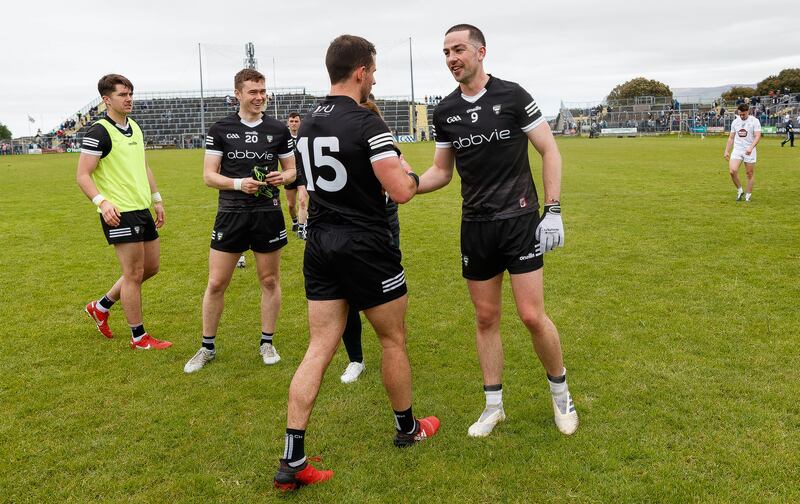 For Sligo, it could also be getting 3,000 people into Markievicz Park last weekend playing against Kildare. Photograph: Ryan Byrne/INPHO