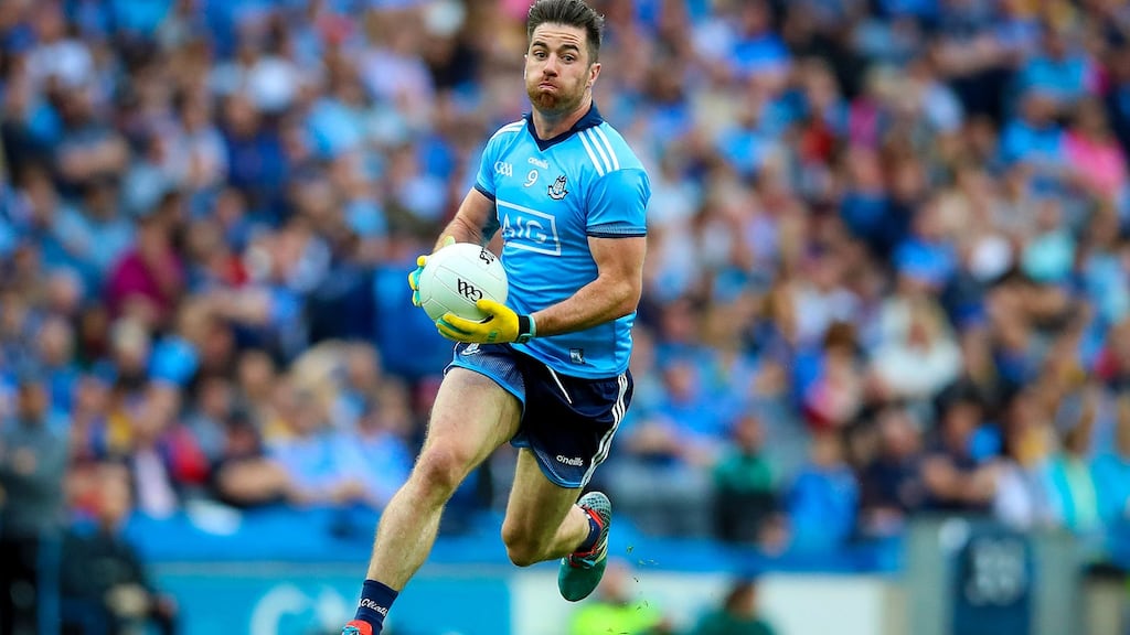 Michael Darragh Macauley: “There’s a lot of pieces of the puzzle that have come together. But it won’t last forever. This Dublin team won’t last forever.”  Photograph: Tommy Dickson/Inpho